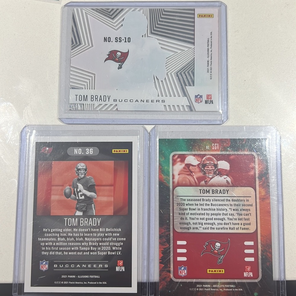 He finally retired "TOM BRADY" you don’t wanna miss out on the goats cards value - Picture 5 of 5